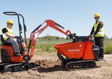 Dúmperes de orugas eléctricos Kubota KC70H-4e