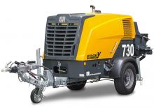 Bombas de hormigón fijas Putzmeister P 730 TD 