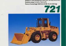 Cargadoras de ruedas Case 721 