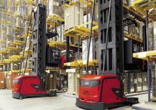 Carretillas apiladoras VNA Linde K 1.3