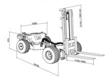 Carretillas elevadoras auxiliares diesel Palfinger BM 154 