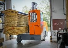 Carretillas elevadoras de carga lateral diesel Hubtex DQ 90-G
