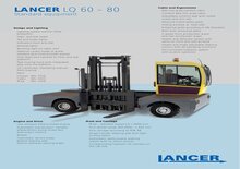 Carretillas elevadoras de carga lateral diesel Lancer LQ 60