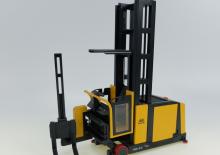 Carretillas elevadoras de carga lateral eléctricas OM-Pimespo Dual 15-3