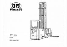 Carretillas elevadoras de carga lateral eléctricas OM-Pimespo ETL 15