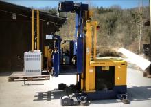 Carretillas elevadoras de carga lateral eléctricas Dambach Hi-Racker 100 AC