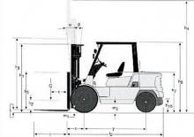 Carretillas elevadoras de gas Nissan F 04 B 45 Q
