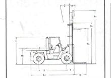 Carretillas elevadoras diesel Clark C 500 S 80 D