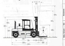 Carretillas elevadoras diesel Clark DPL 70