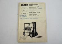 Carretillas elevadoras diesel Clark DPM 12