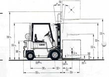 Carretillas elevadoras diesel Clark DPM 12 L
