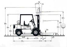 Carretillas elevadoras diesel Clark DPM 30 C