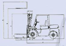 Carretillas elevadoras diesel Belet DV 40 BV