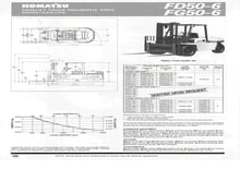 Carretillas elevadoras diesel Komatsu FD 50-6