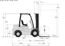 Carretillas elevadoras diesel Clark GTS 25 D