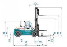 Carretillas elevadoras diesel Konecranes SMV 45-1200 B