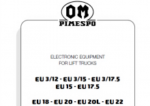 Carretillas elevadoras eléctricas OM-Pimespo EU 3-12