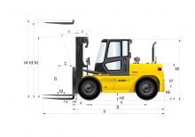 Carretillas elevadoras diesel Hyundai 80D-9