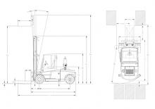 Carretillas elevadoras diesel DanTruck 9686 Power +