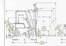 Carretillas elevadoras diesel Clark C 500-y-200 D