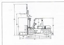 Carretillas elevadoras diesel Heli CPCD 80 W