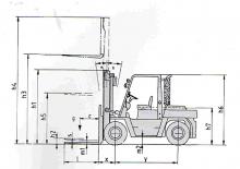 Carretillas elevadoras diesel Nissan DF 05 A 60 U