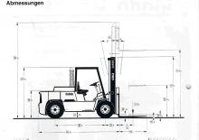 Carretillas elevadoras diesel Clark DPH 50