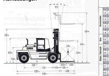 Carretillas elevadoras diesel Clark DPL 120