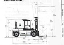 Carretillas elevadoras diesel Clark DPL 70