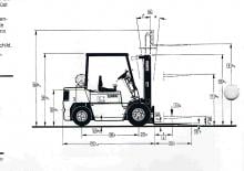 Carretillas elevadoras diesel Clark DPM 20