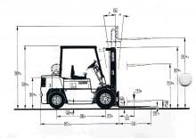 Carretillas elevadoras diesel Clark DPM 25