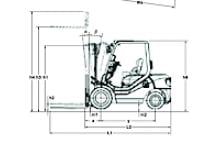 Carretillas elevadoras diesel Komatsu FD 20 T 14