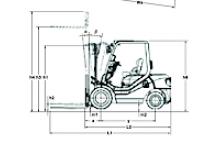 Carretillas elevadoras diesel Komatsu FD 30 T 14