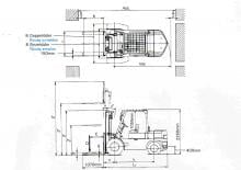 Carretillas elevadoras diesel Mitsubishi FD 40 T