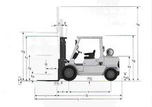 Carretillas elevadoras diesel Mitsubishi FD 45 K