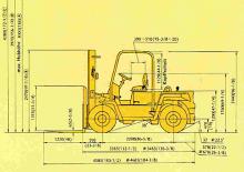 Carretillas elevadoras diesel Mitsubishi FD 50 T