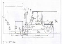 Carretillas elevadoras diesel Komatsu FD 60 H 6