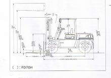Carretillas elevadoras diesel Komatsu FD 70-6