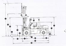 Carretillas elevadoras diesel TCM FD 70 Z 8