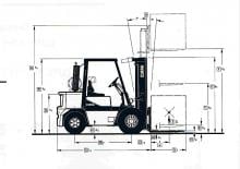Carretillas elevadoras diesel Clark GPX 50 SD