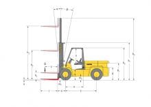 Carretillas elevadoras diesel Hyster H 7.00 XL
