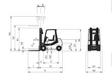 Carretillas elevadoras diesel Nuova Detas Sherpa 25