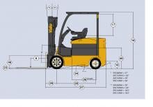 Carretillas elevadoras eléctricas Yale ERC120VH