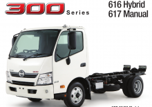 Chasis rígido Hino 300 616 HYBRID 4x2