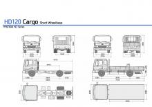 Chasis rígido Hyundai Commercial Vehicles HD 120 4x2 D6GA224