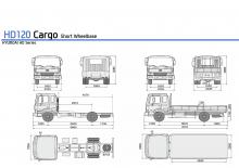 Chasis rígido Hyundai Commercial Vehicles HD 120 4x2 D6GA2B