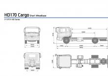 Chasis rígido Hyundai Commercial Vehicles HD170 4x2 D6AB-d