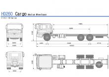 Chasis rígido Hyundai Commercial Vehicles HD260 6x4 D6AC
