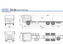 Chasis rígido Hyundai Commercial Vehicles HD260 6x4 D6CA38