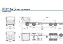 Chasis rígido Hyundai Commercial Vehicles HD320 8x4 D6CA3H